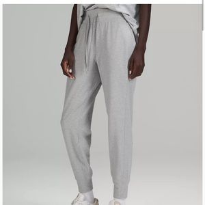 Grey Lululemon Ready to Rulu High Rise Jogger